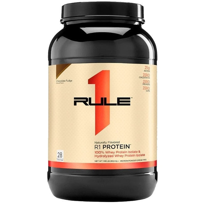 R1 Protein Naturally Flavored, Chocolate Fudge - 902g - Vitax.ro
