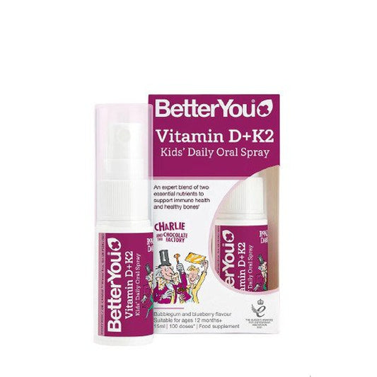 Vitamin D+K2 Kid's Daily Oral Spray, Bubblegum & Blueberry - 15 ml. - Vitax.ro