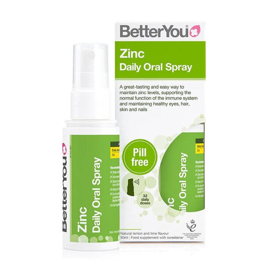 Zinc Daily Oral Spray, Natural Lemon & Lime - 50 ml. - Vitax.ro