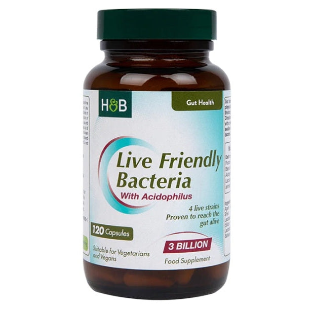 Live Friendly Bacteria with Acidophilus - 120 caps - Vitax.ro
