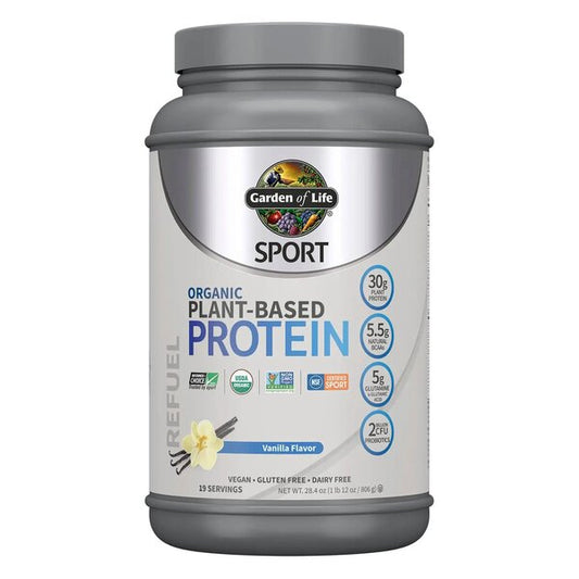 Sport Organic Plant-Based Protein, Vanilla - 806g - Vitax.ro
