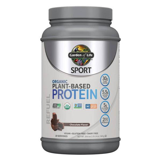 Sport Organic Plant-Based Protein, Chocolate - 840g - Vitax.ro