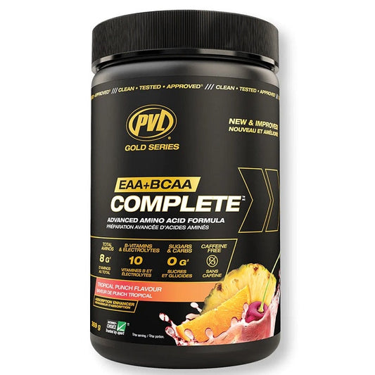 Gold Series EAA + BCAA Complete, Tropical Punch - 369g - Vitax.ro