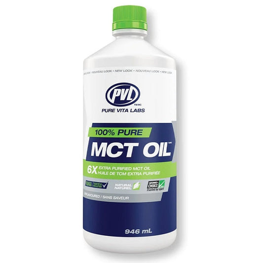 100% Pure MCT Oil, Unflavoured - 946 ml. - Vitax.ro
