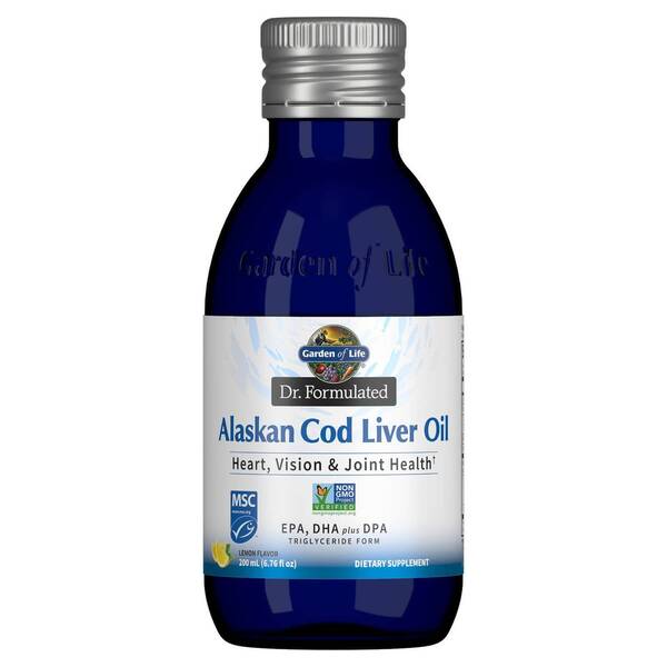 Dr. Formulated Alaskan Cod Liver Oil, Lemon - 200 ml. - Vitax.ro