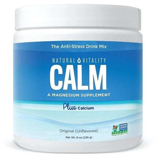 Natural Calm Plus Calcium, Unflavored (EAN 183405043541) - 226g - Vitax.ro
