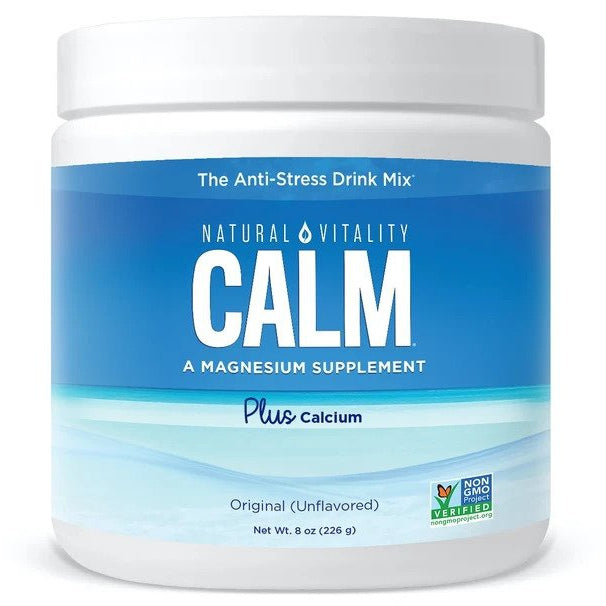 Natural Calm Plus Calcium, Unflavored (EAN 183405043541) - 226g - Vitax.ro