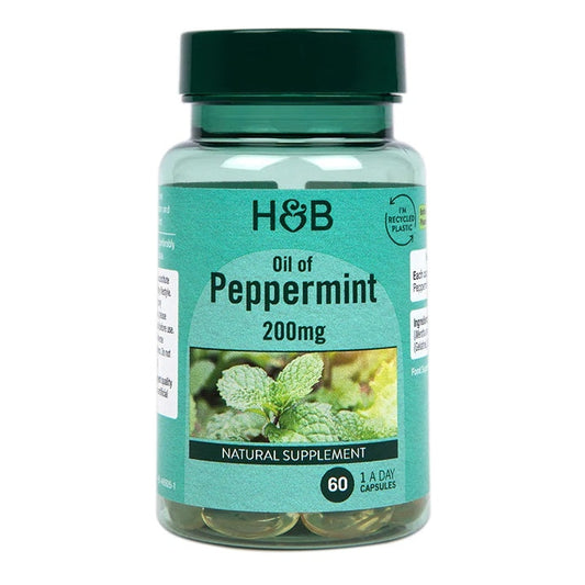Oil of Peppermint, 200mg - 60 caps - Vitax.ro