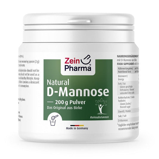 Natural D-Mannose Powder - 200g - Vitax.ro