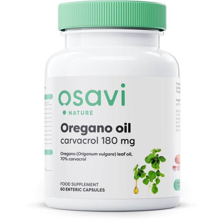 Oregano Oil Carvacrol, 180mg - 60 enteric caps - Vitax.ro