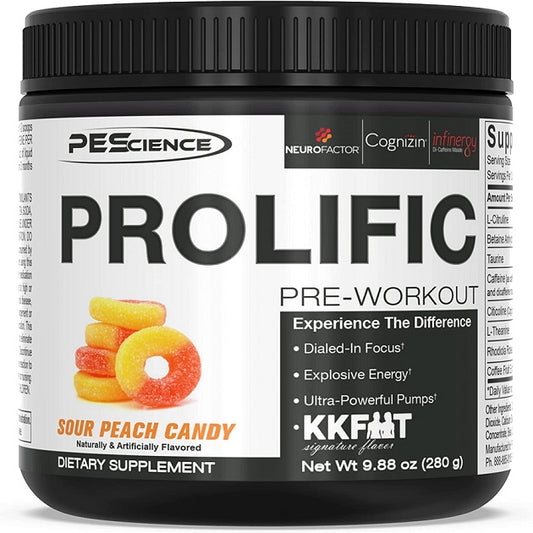 Prolific, Sour Peach Candy - 280g - Vitax.ro