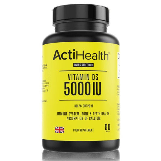 ActiHealth Vitamin D3, 125mg - 90 tabs - Vitax.ro