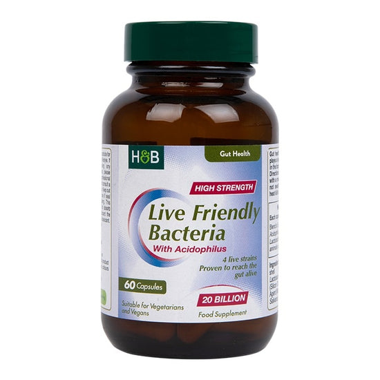 Live Friendly Bacteria with Acidophilus - 60 caps - Vitax.ro