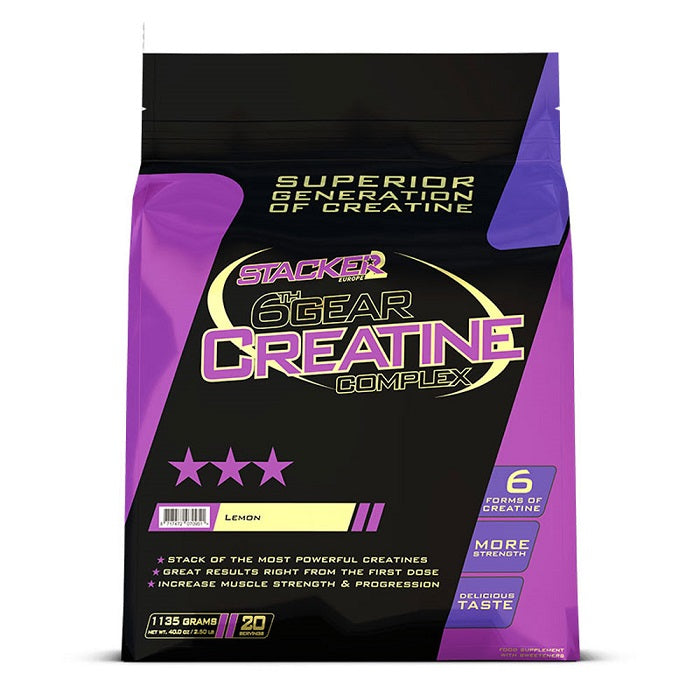 6th Gear Creatine Complex, Lemon - 1135g - Vitax.ro