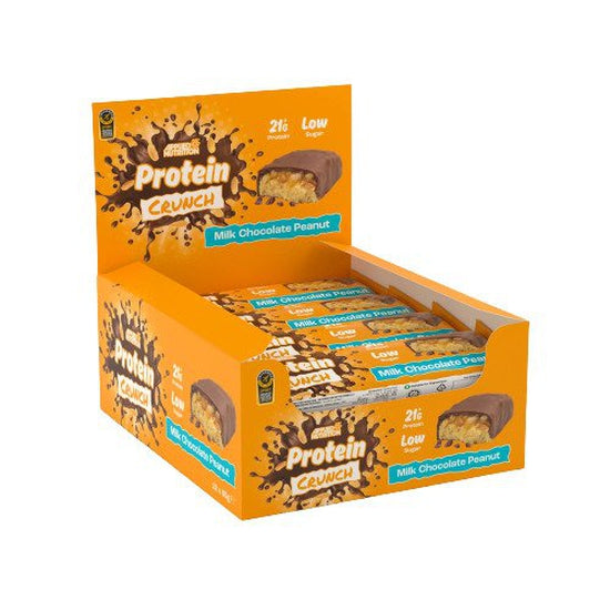 Applied Protein Crunch Bar, Milk Chocolate Peanut - 12 x 65g - Vitax.ro