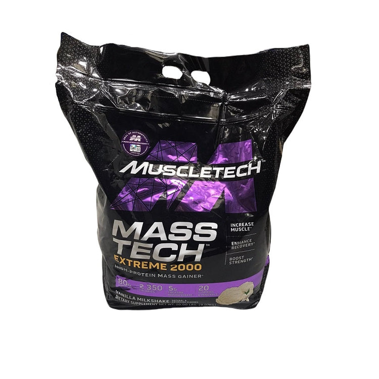 Mass-Tech Extreme 2000, Vanilla Milkshake - 9kg - Vitax.ro