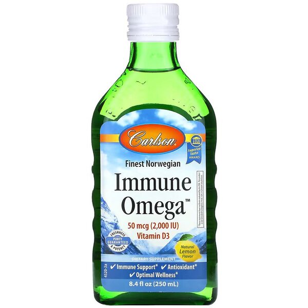 Immune Omega, Natural Lemon - 250 ml. - Vitax.ro