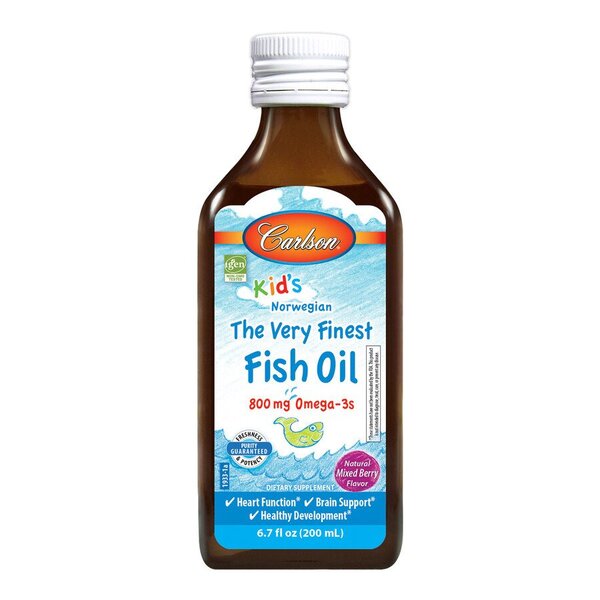 Kid's The Very Finest Fish Oil, 800mg Natural Mixed Berry - 200 ml. - Vitax.ro