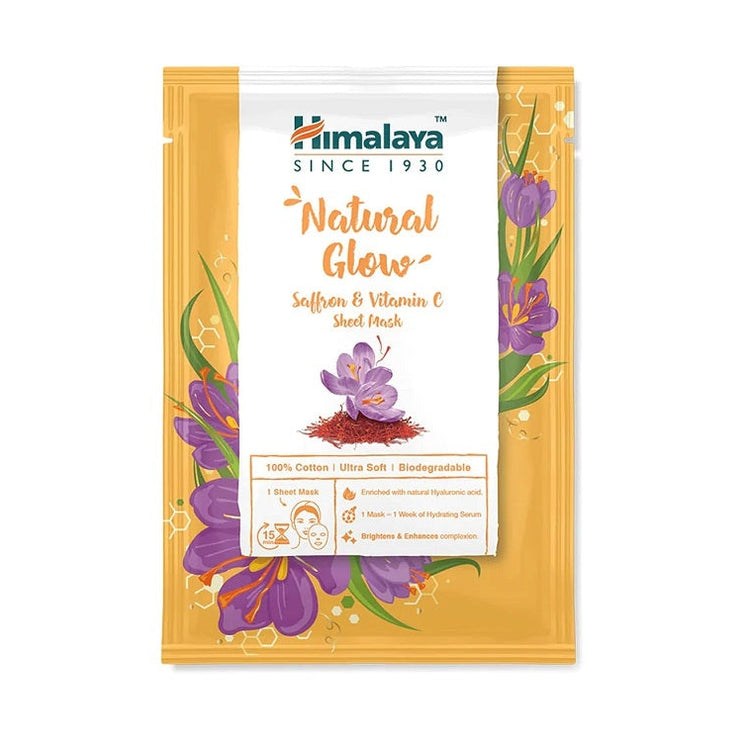Natural Glow Saffron & Vitamin C Sheet Mask - 30 ml. - Vitax.ro
