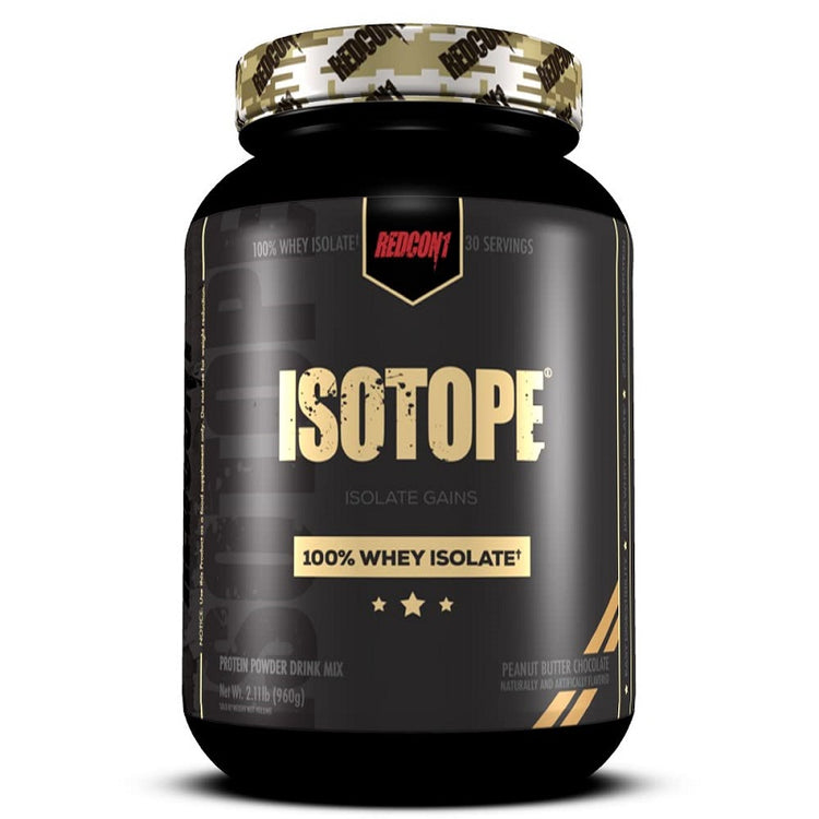 Isotope - 100% Whey Isolate, Peanut Butter Chocolate - 960g - Vitax.ro