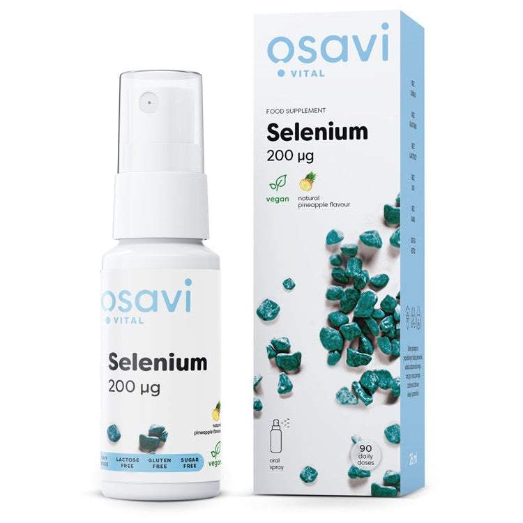 Selenium Oral Spray, 200mcg (Pineapple) - 26 ml. - Vitax.ro