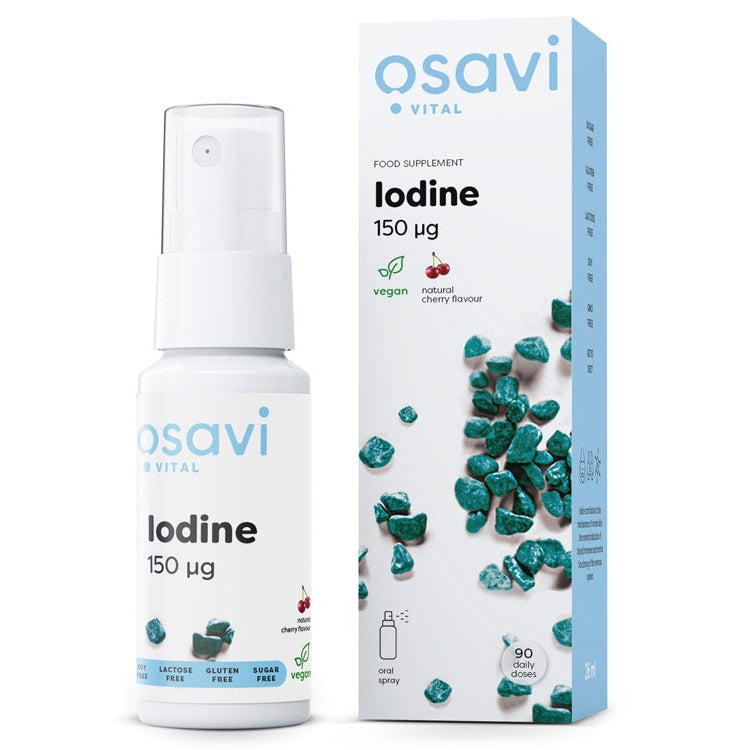 Iodine Oral Spray, 150mcg (Cherry) - 26 ml. - Vitax.ro