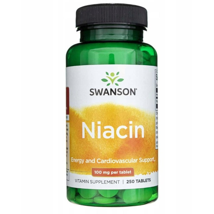 Niacin, 100mg - 250 tabs - Vitax.ro