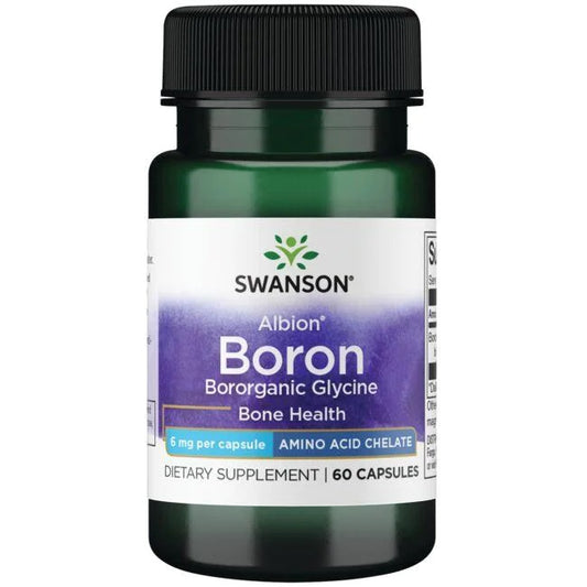 Albion Boron Bororganic Glycine, 6mg - 60 caps - Vitax.ro