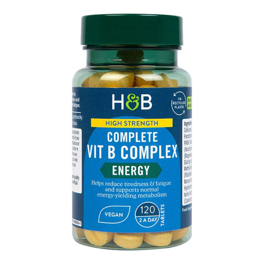 High Strength Complete Vit B Complex - 120 tabs - Vitax.ro