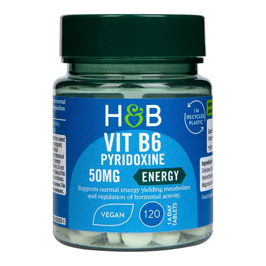 Vitamin B6, 50mg - 120 tabs - Vitax.ro