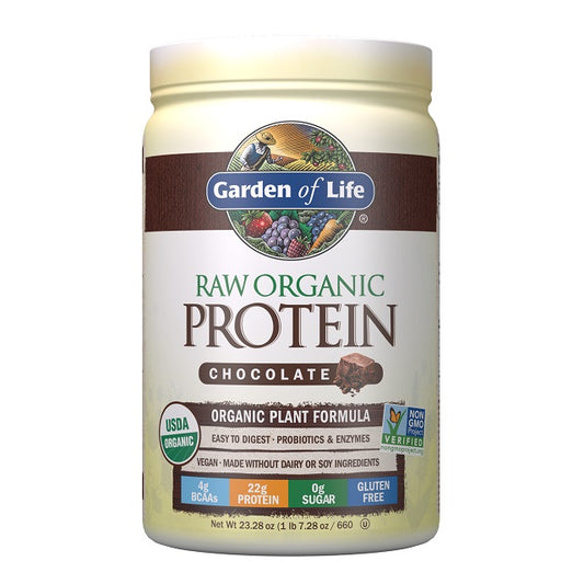 Raw Organic Protein, Chocolate - 660g - Vitax.ro