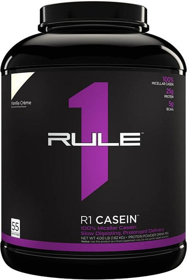 R1 Casein, Vanilla Creme (EAN 196671004420) - 1820g - Vitax.ro
