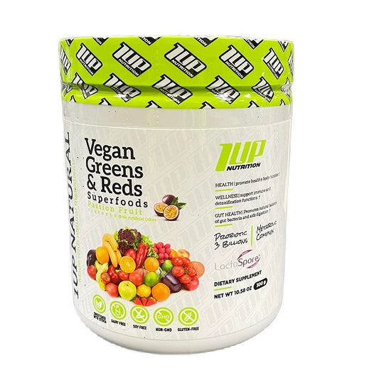 Vegan Greens & Reds Superfoods, Passion Fruit - 300g - Vitax.ro