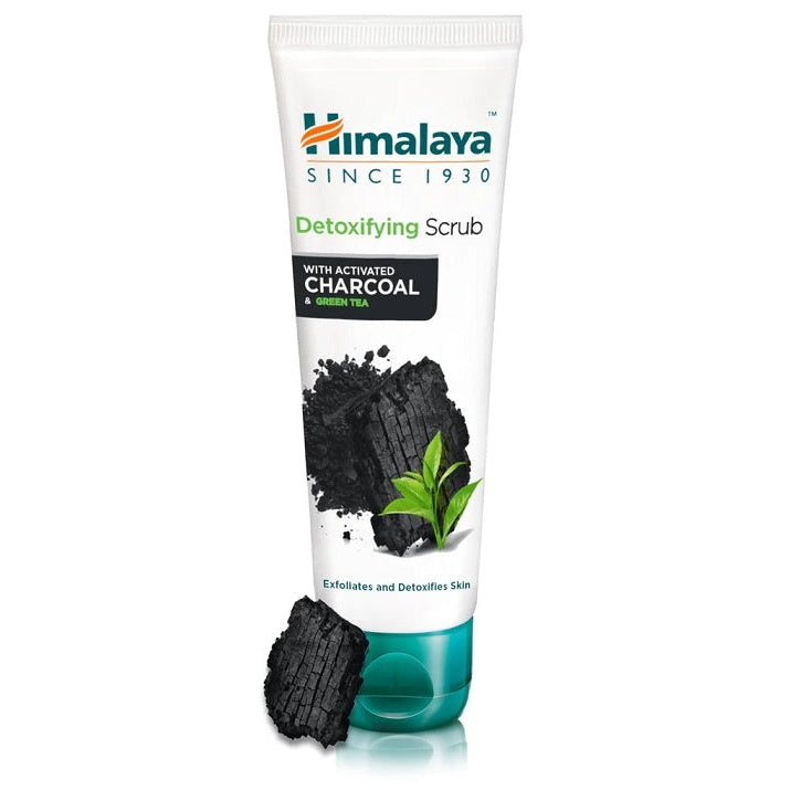 Detoxifying Scrub with Activated Charcoal & Green Tea - 75 ml. - Vitax.ro