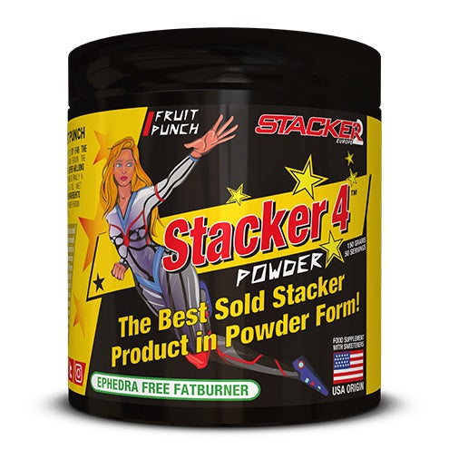 Stacker 4 Powder, Fruit Punch - 150g - Vitax.ro