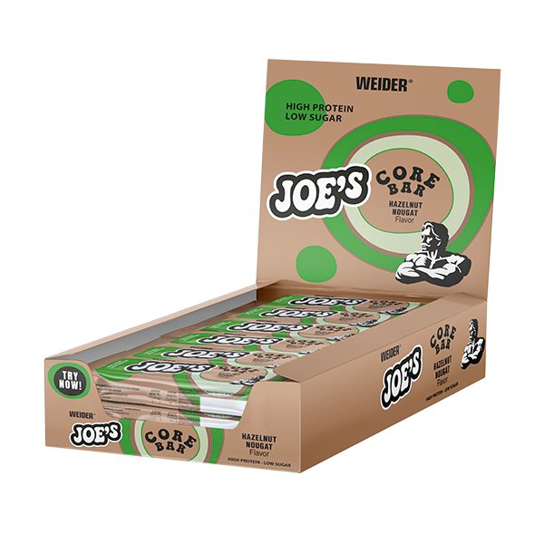 Joe's Core Bar, Hazelnut Nougat - 12 x 45g - Vitax.ro