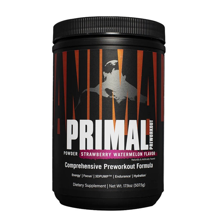 Animal Primal Preworkout Powder, Strawberry Watermelon - 507g - Vitax.ro