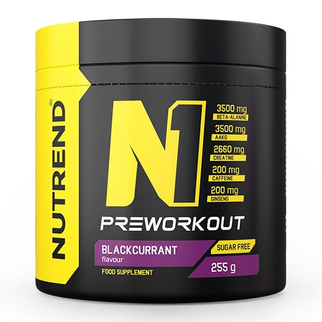 N1 Pre-Workout, Blackcurrant - 255g - Vitax.ro