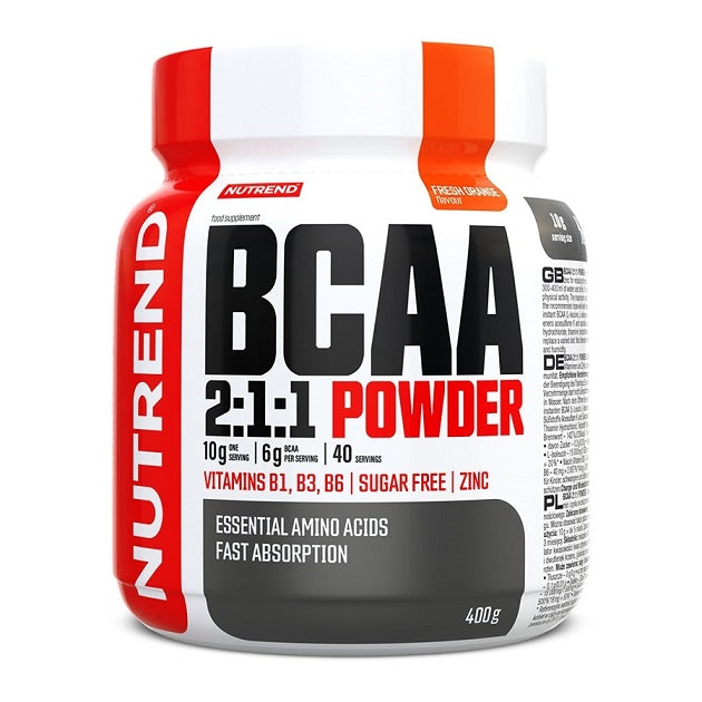 BCAA 2:1:1 Powder, Fresh Orange - 400g - Vitax.ro