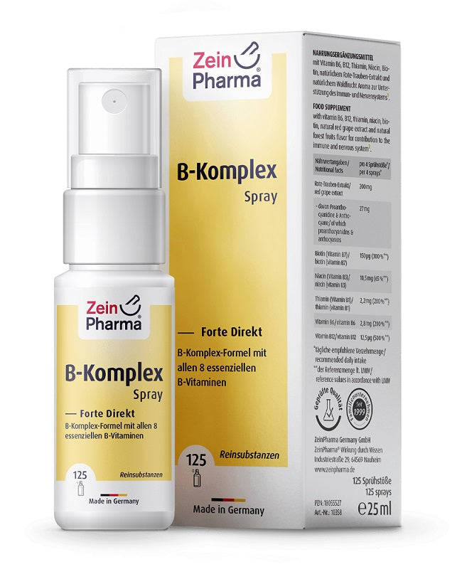 B-Complex Forte Direct Spray, Orange - 25 ml. - Vitax.ro