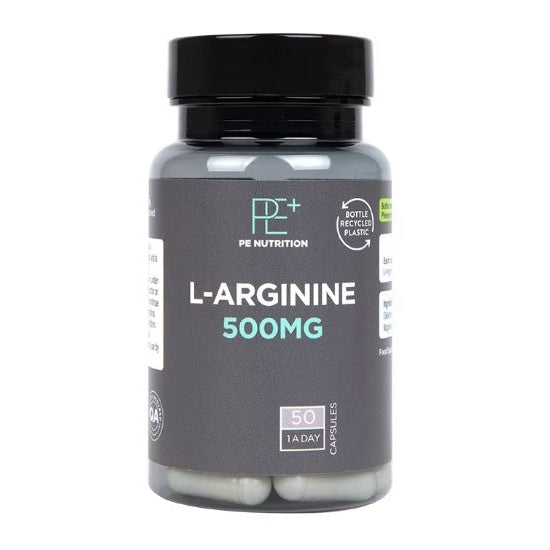 PE Nutrition L-Arginine, 500mg - 50 caps - Vitax.ro