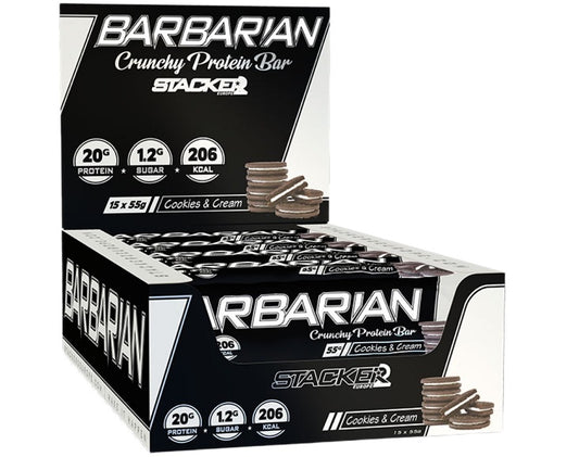 Barbarian, Cookies & Cream - 15 x 55g - Vitax.ro