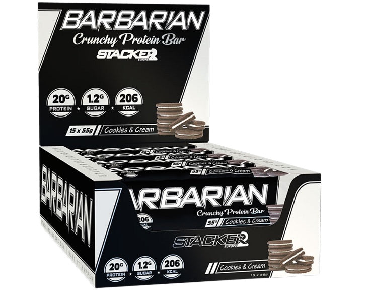 Barbarian, Cookies & Cream - 15 x 55g - Vitax.ro