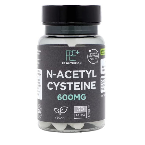 PE Nutrition N-Acetyl Cysteine, 600mg - 30 vcaps - Vitax.ro