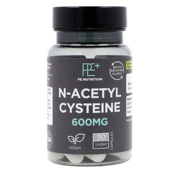 PE Nutrition N-Acetyl Cysteine, 600mg - 30 vcaps - Vitax.ro