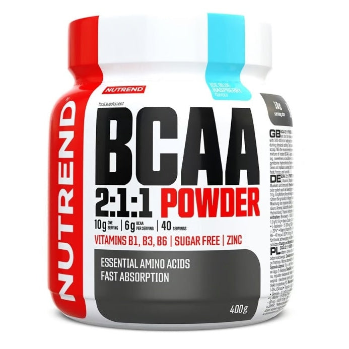 BCAA 2:1:1 Powder, Icy Blue Raspberry - 400g - Vitax.ro