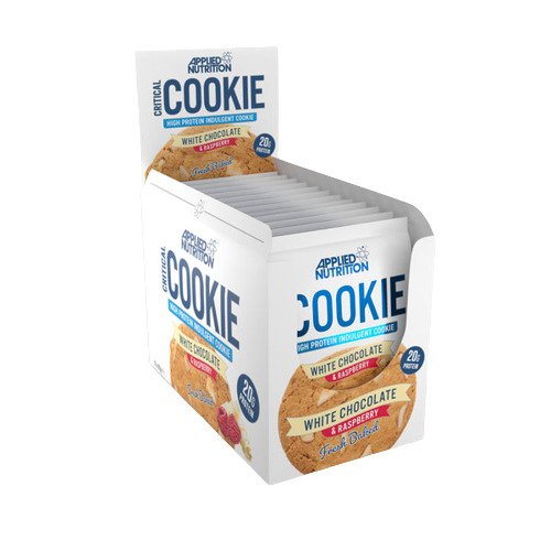 Critical Cookie, White Chocolate & Raspberry - 12 x 73g - Vitax.ro