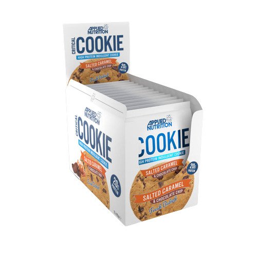 Critical Cookie, Salted Caramel & Chocolate Chip - 12 x 85g - Vitax.ro