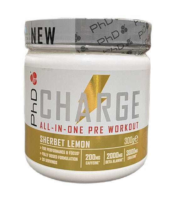 Charge All-In-One Pre-Workout, Sherbet Lemon - 300g - Vitax.ro
