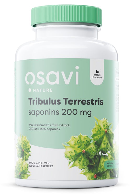 Tribulus Terrestris, Saponins 200mg - 180 vegan caps - Vitax.ro